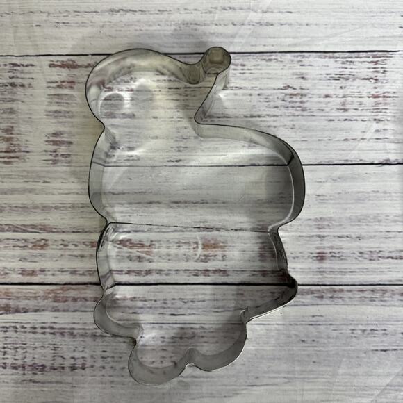 Vintage Fox Run Made In USA 7.5" Metal Santa Cookie Cutter - Picture 4 of 7